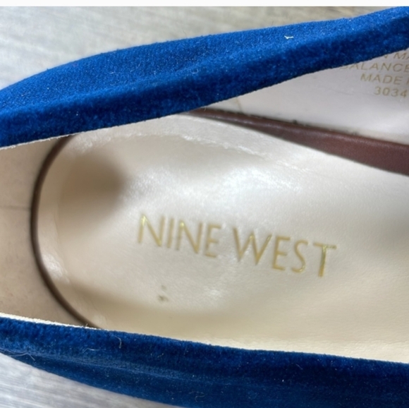 Nine West Women's Navy and Brown Huff Loafer Flats.  Sz 9 - Picture 6 of 9
